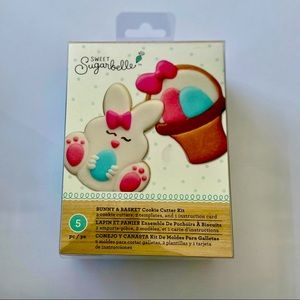 Bunny and basket cookie cutter kit